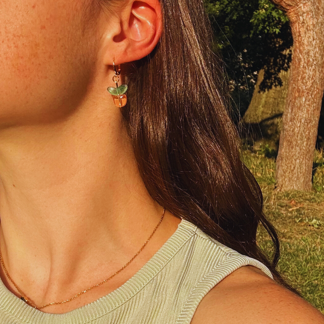 Just Peachy Earrings