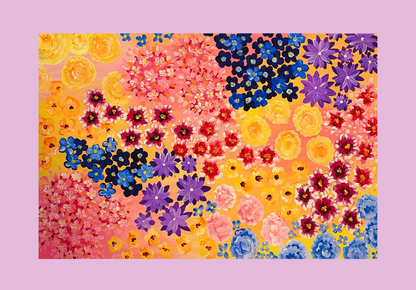 Floral Daydream Original Painting (36" x 24")