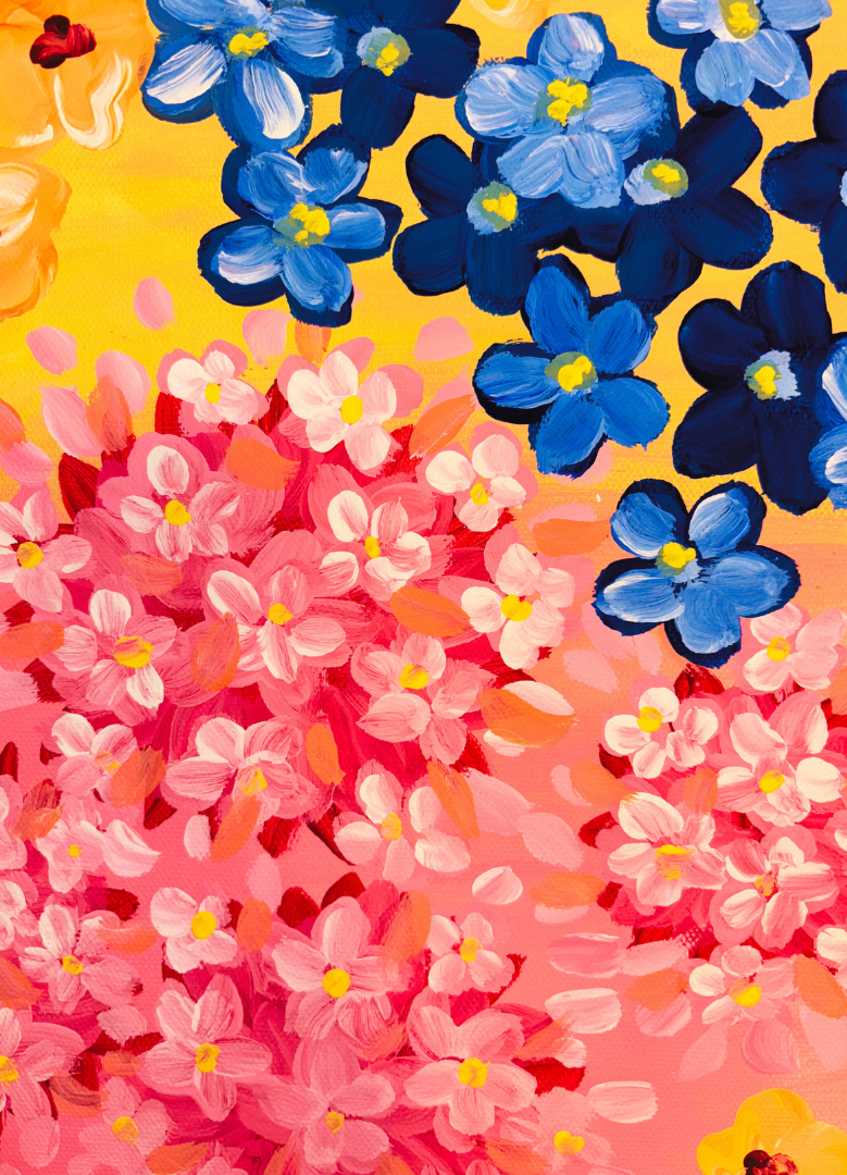 Floral Daydream Original Painting (36" x 24")