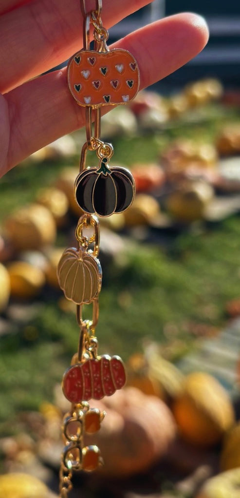 Craft Kit - Pumpkin Patch Charm Bracelet