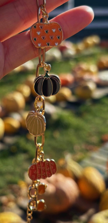 Craft Kit - Pumpkin Patch Charm Bracelet