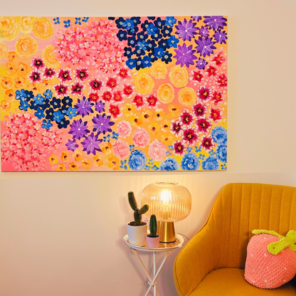 Floral Daydream Original Painting (36" x 24")