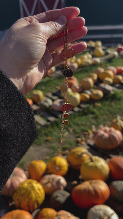 Craft Kit - Pumpkin Patch Charm Bracelet