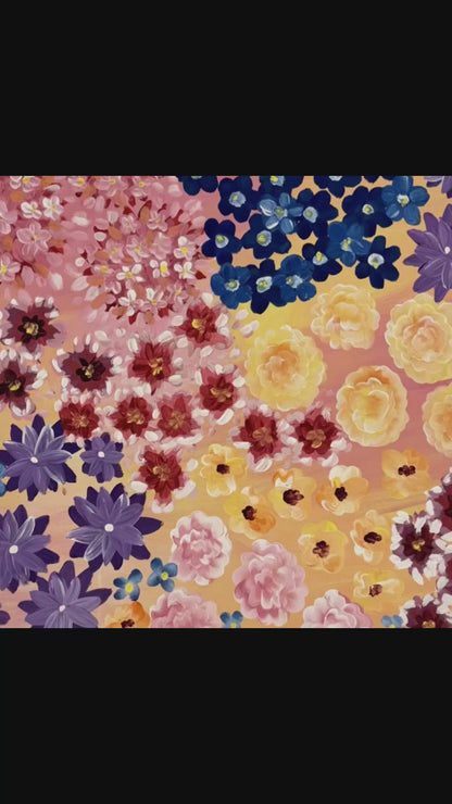 Floral Daydream Original Painting (36" x 24")